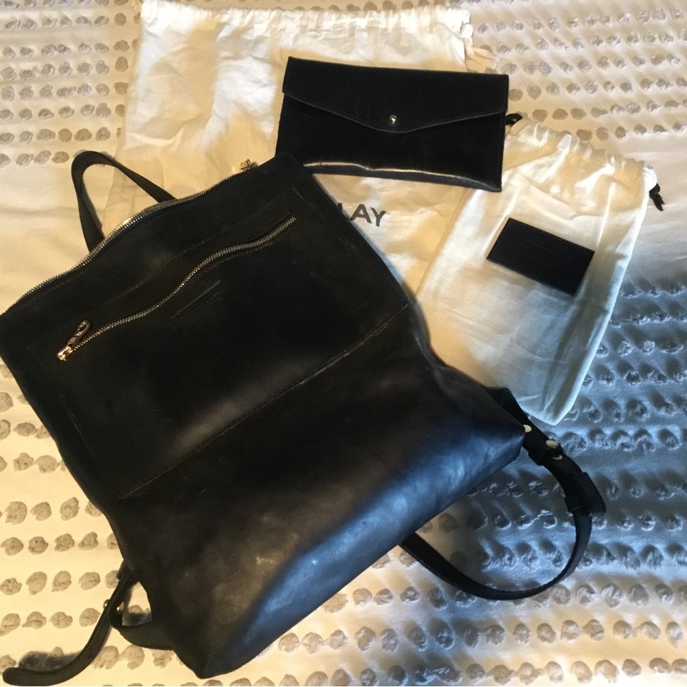 Parker Clay Bundle Miramar Backpack & Clutch